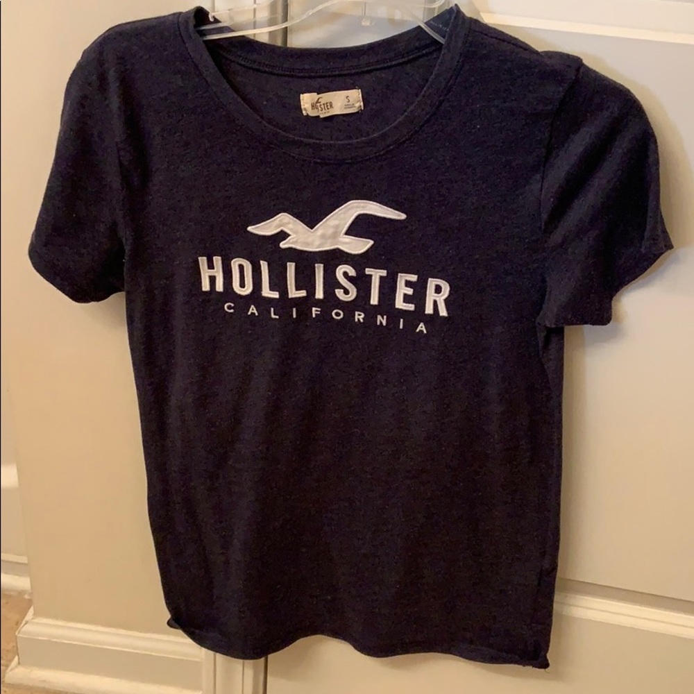 Worn once Hollister Navy shirt